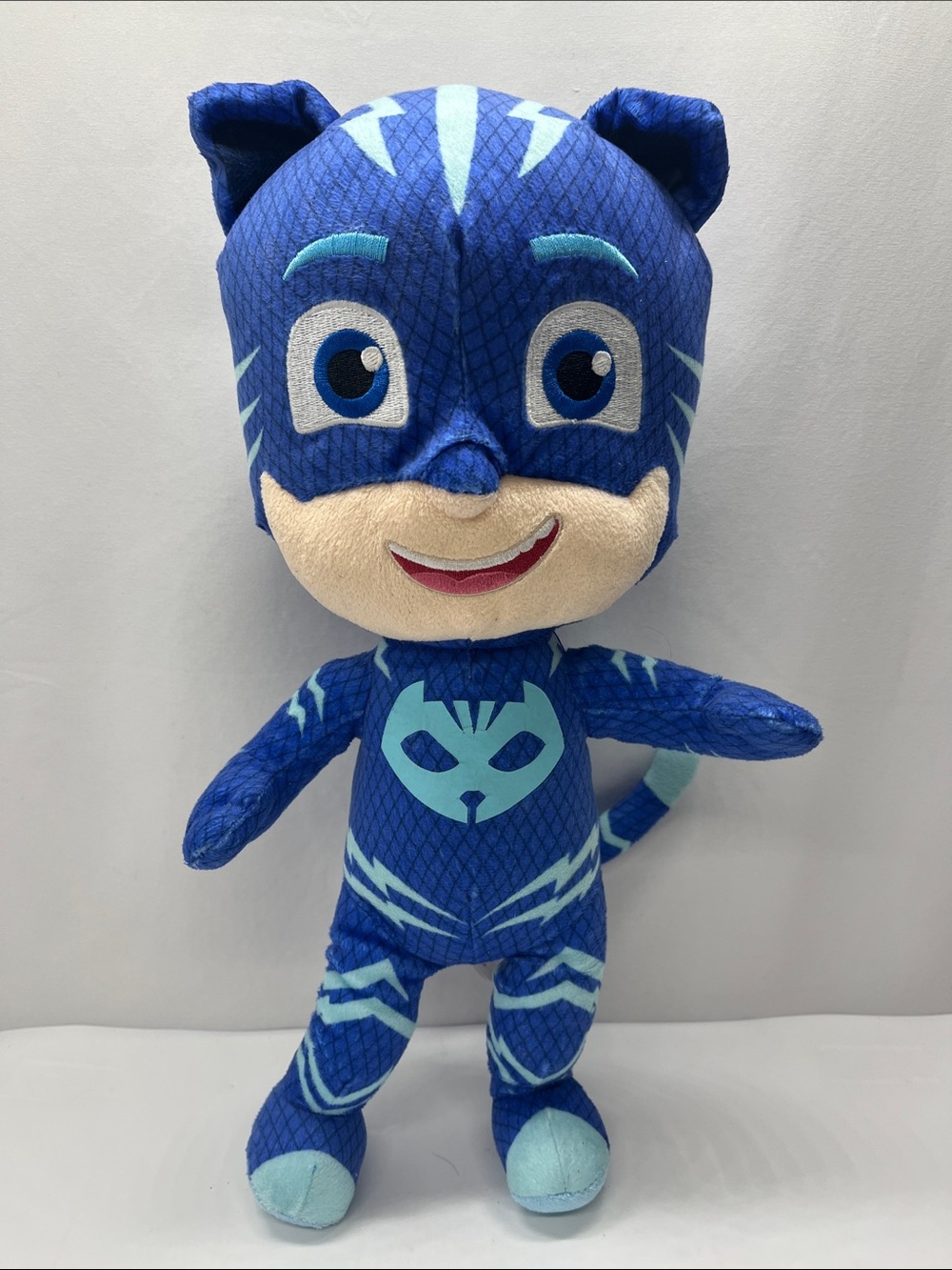 PJ Max Blue Cat Hero Plush Toy - Kids Soft Action Figure